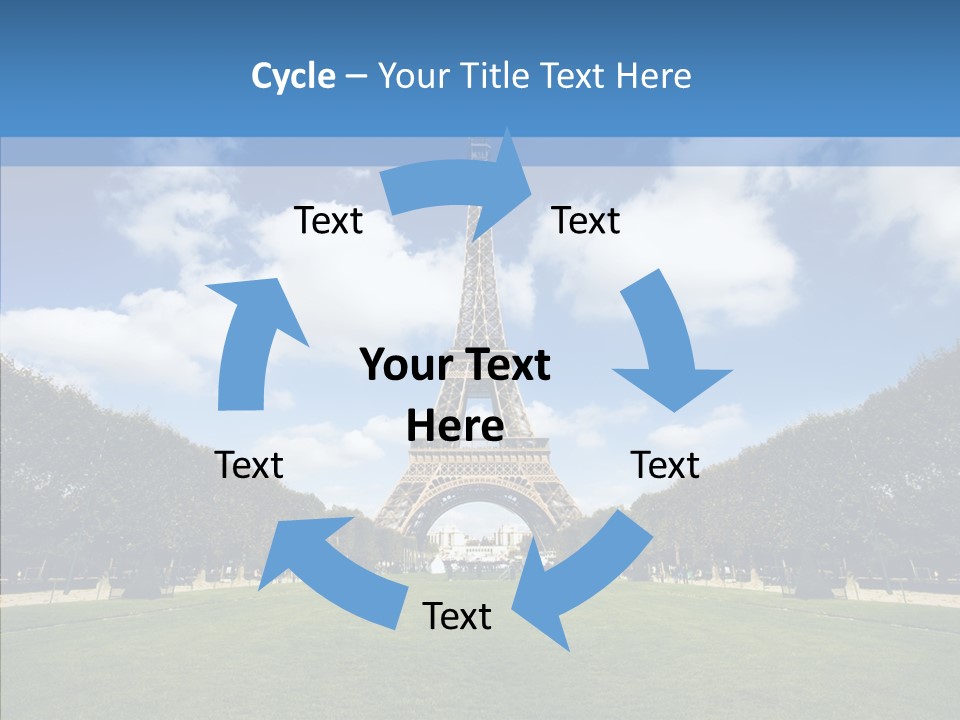 Landscape Building Capital PowerPoint Template