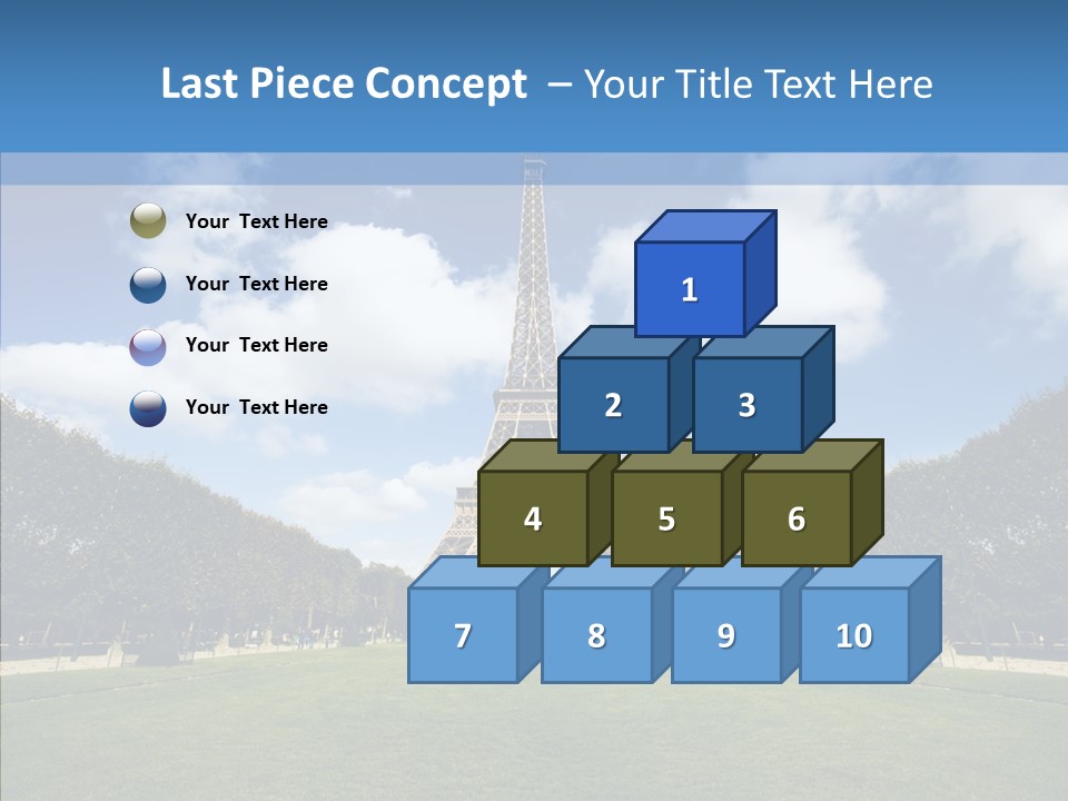 Landscape Building Capital PowerPoint Template