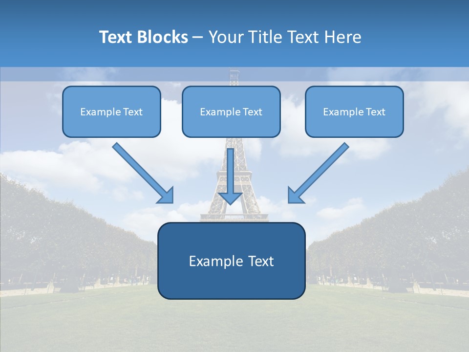 Landscape Building Capital PowerPoint Template
