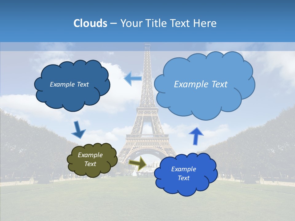 Landscape Building Capital PowerPoint Template