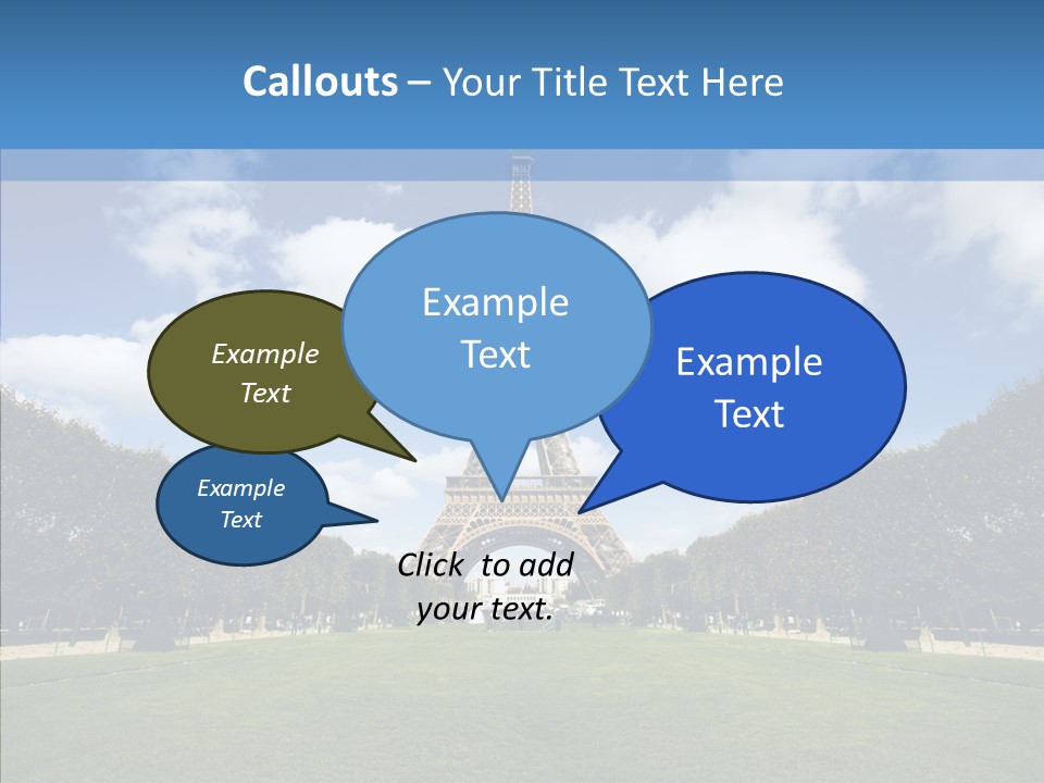 Landscape Building Capital PowerPoint Template