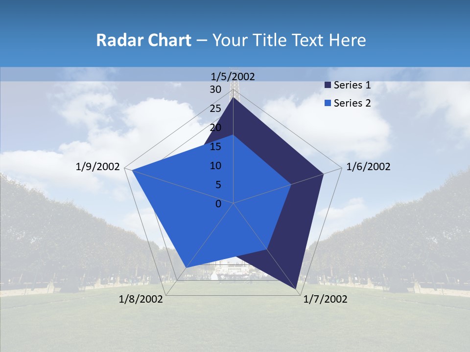 Landscape Building Capital PowerPoint Template