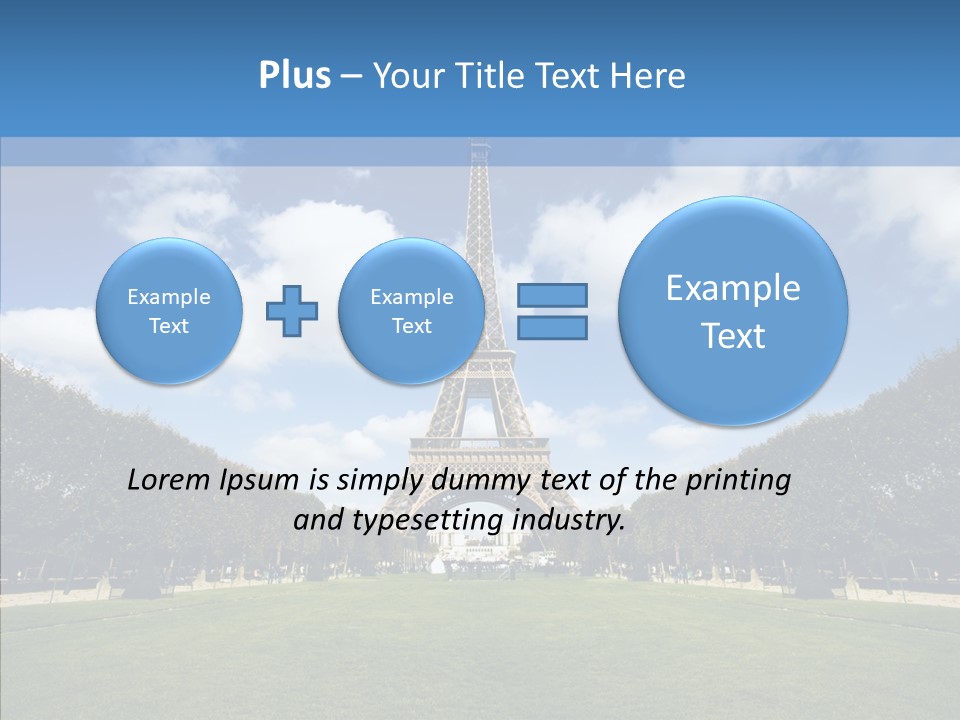 Landscape Building Capital PowerPoint Template