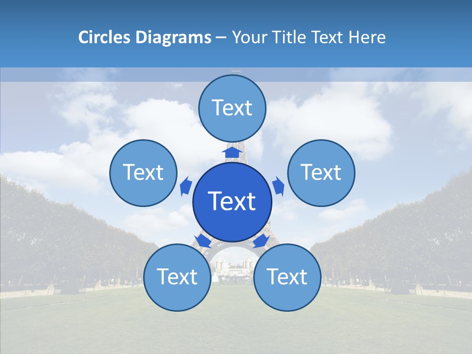 Landscape Building Capital PowerPoint Template