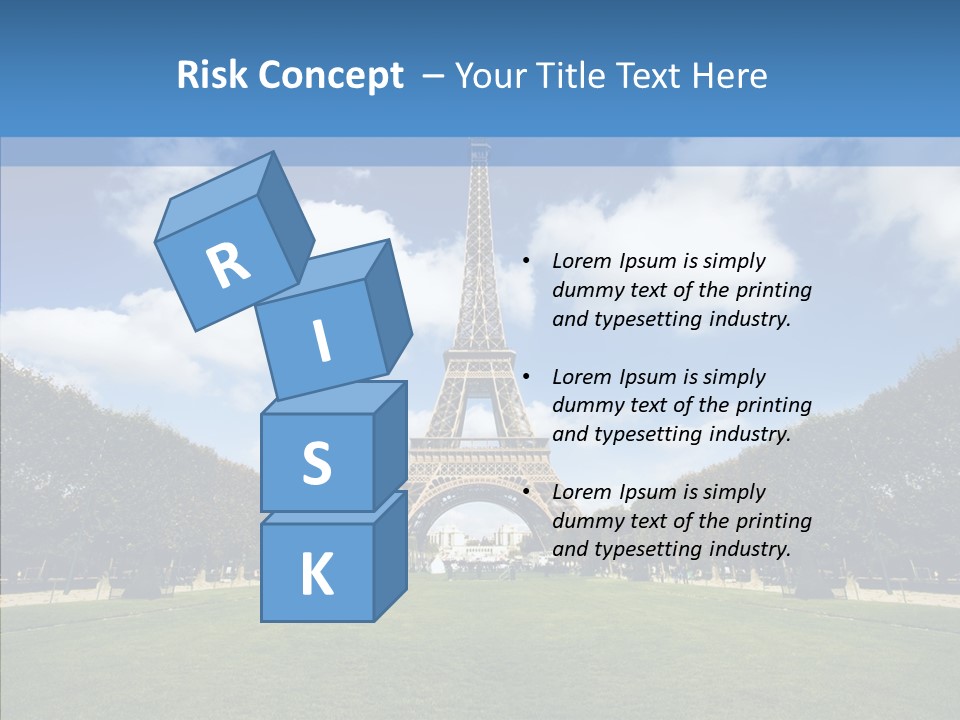 Landscape Building Capital PowerPoint Template