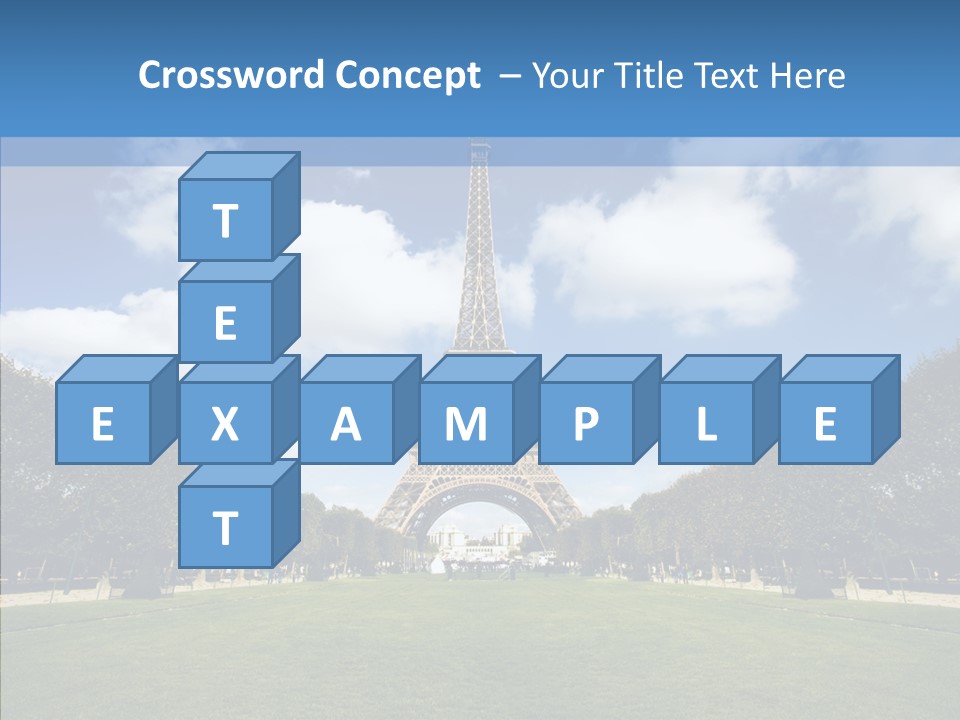 Landscape Building Capital PowerPoint Template