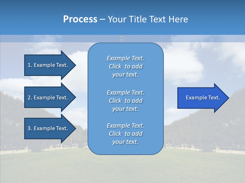 Landscape Building Capital PowerPoint Template