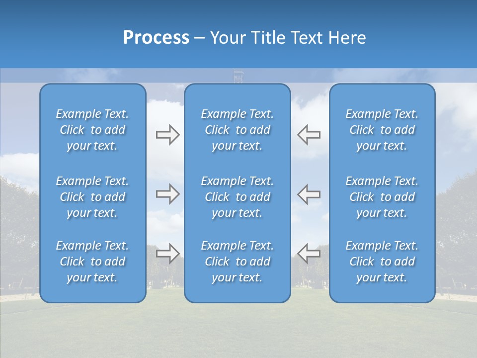 Landscape Building Capital PowerPoint Template