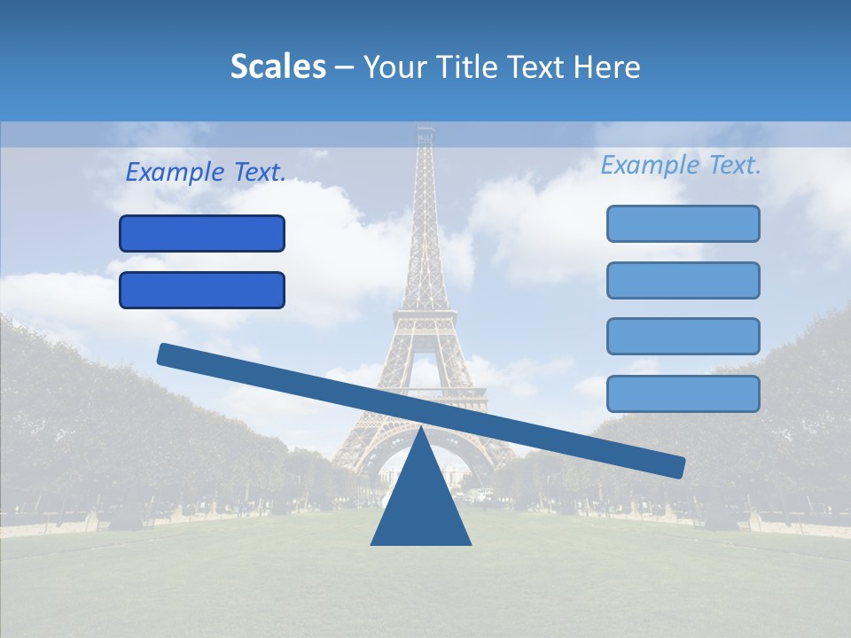 Landscape Building Capital PowerPoint Template