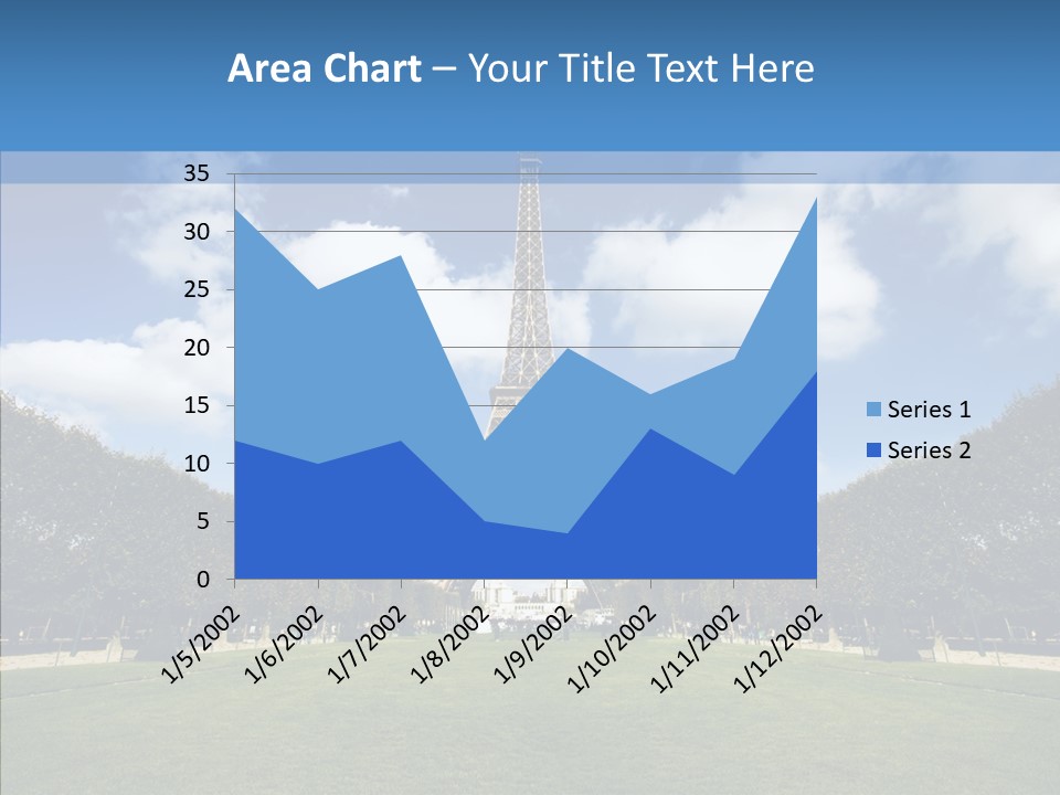 Landscape Building Capital PowerPoint Template