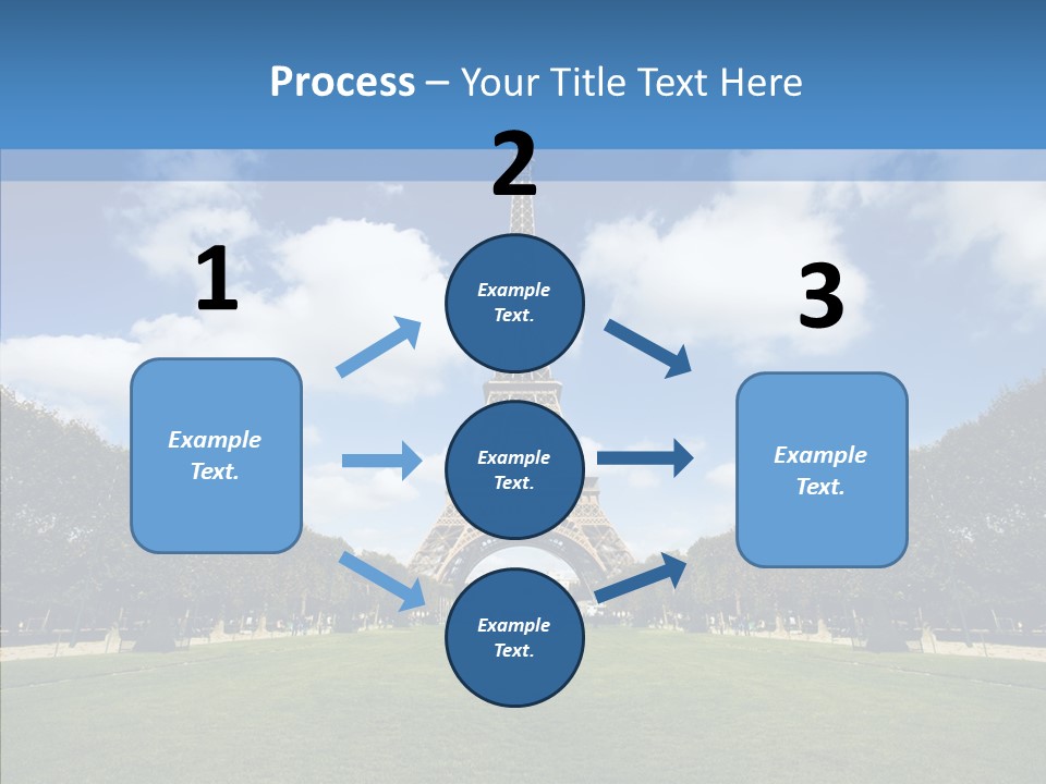 Landscape Building Capital PowerPoint Template