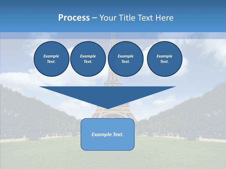 Landscape Building Capital PowerPoint Template