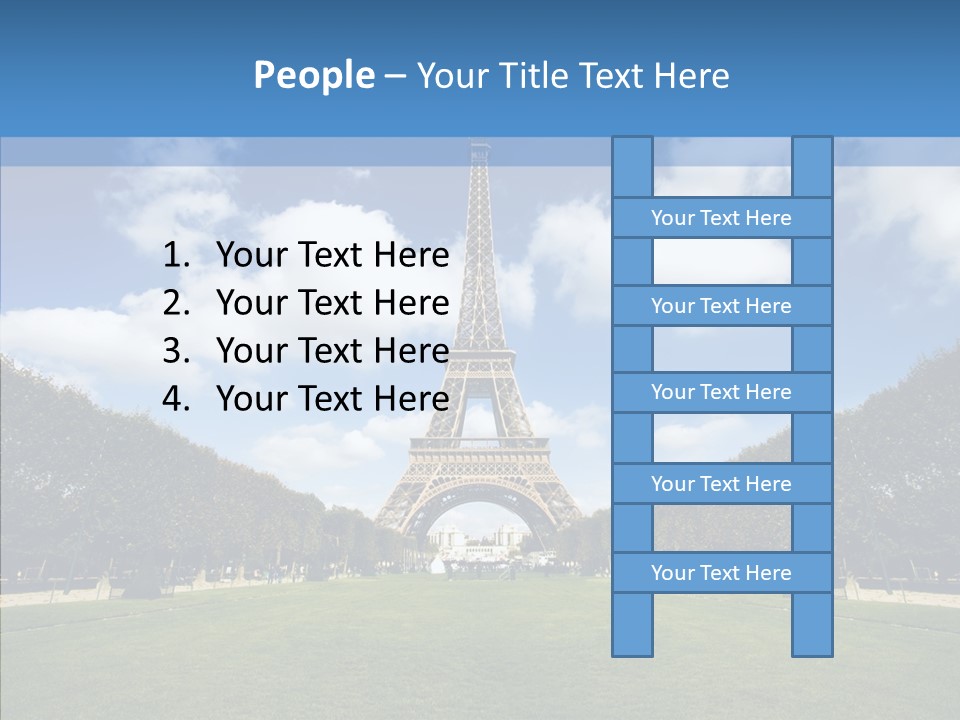 Landscape Building Capital PowerPoint Template
