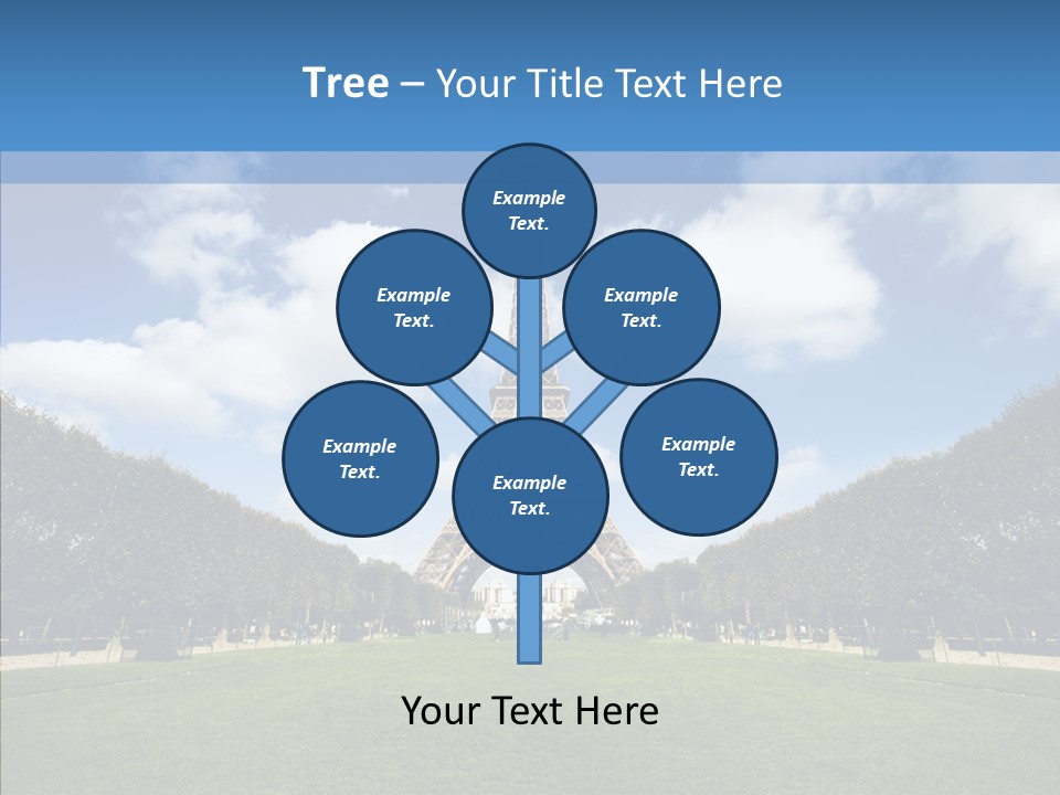 Landscape Building Capital PowerPoint Template