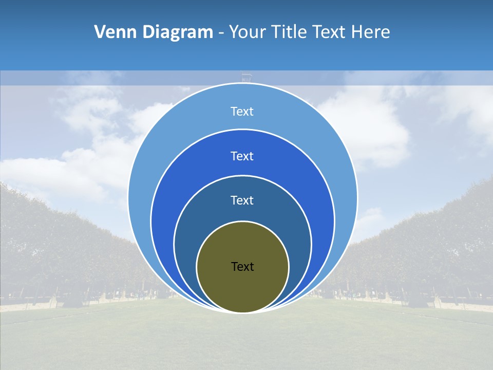 Landscape Building Capital PowerPoint Template