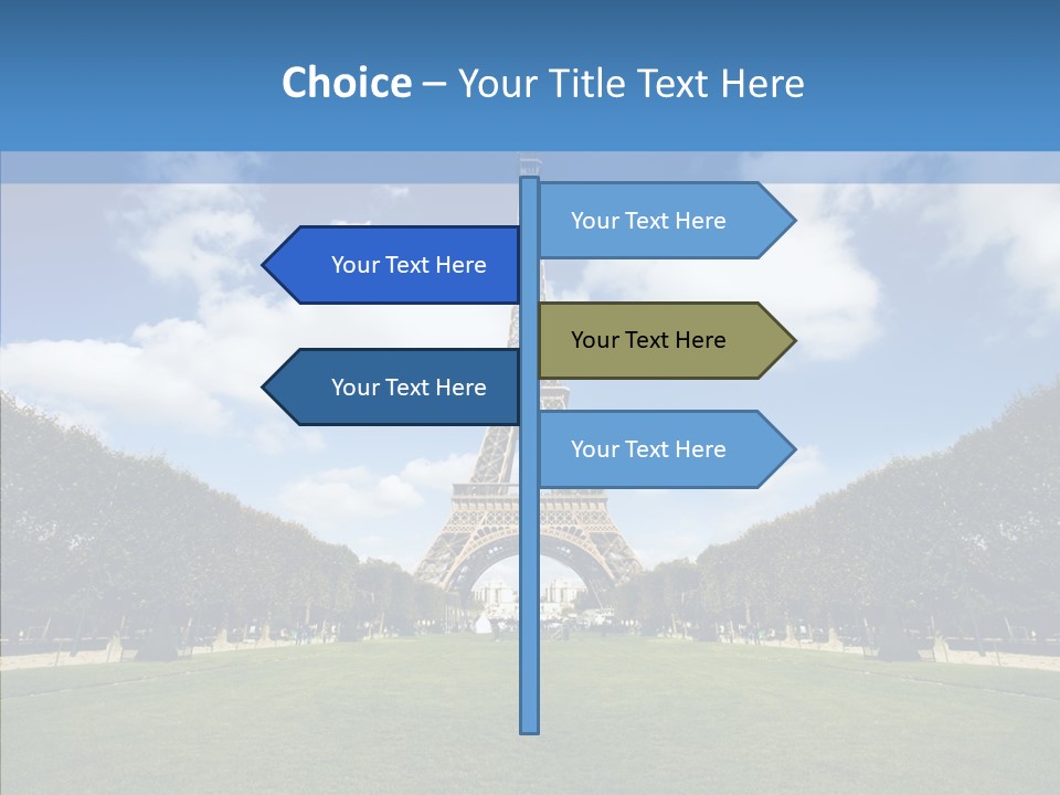Landscape Building Capital PowerPoint Template