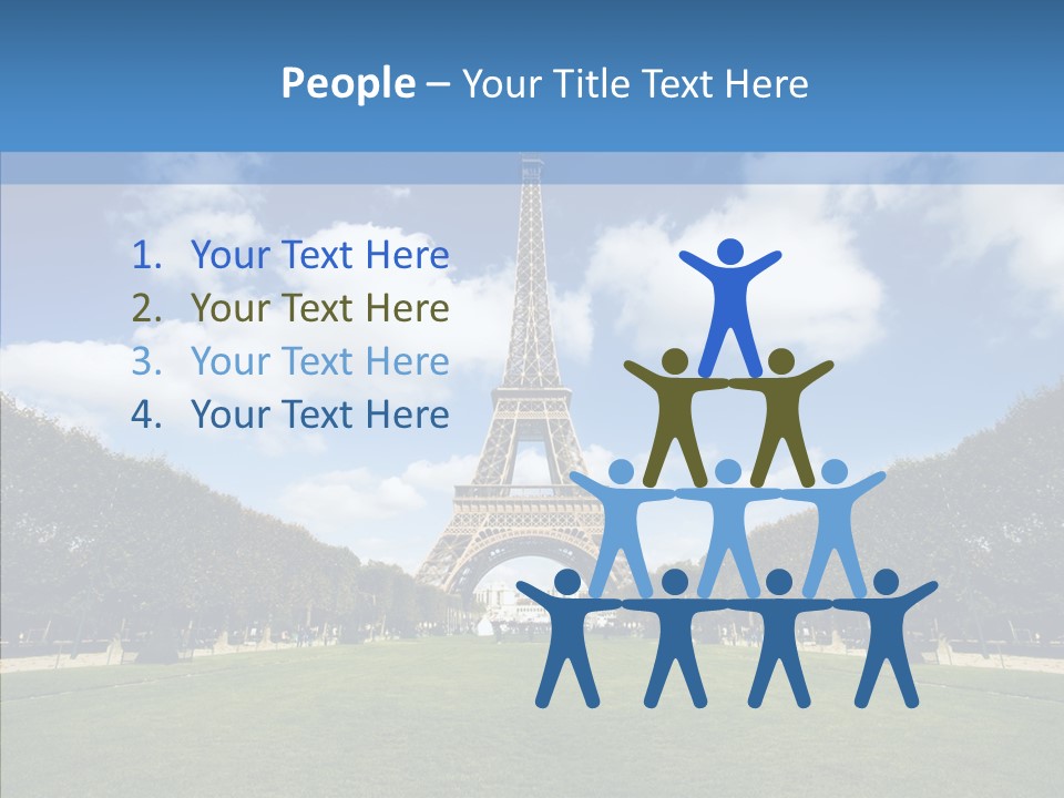 Landscape Building Capital PowerPoint Template