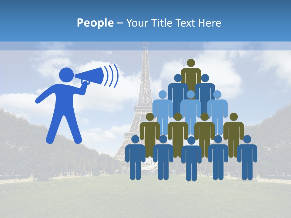 Landscape Building Capital PowerPoint Template