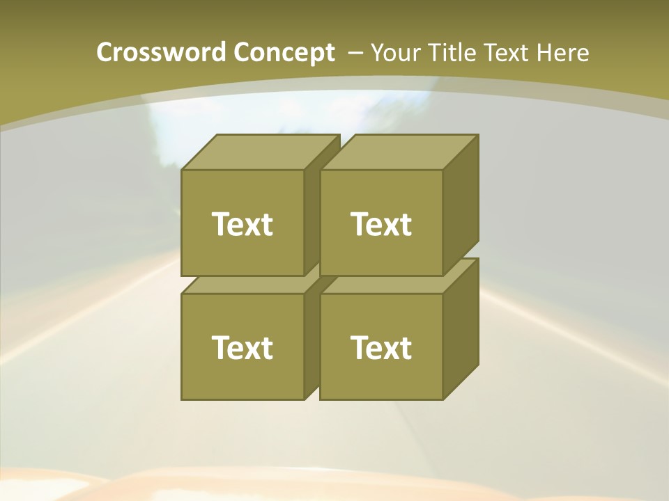 Movement Accident Abstract PowerPoint Template
