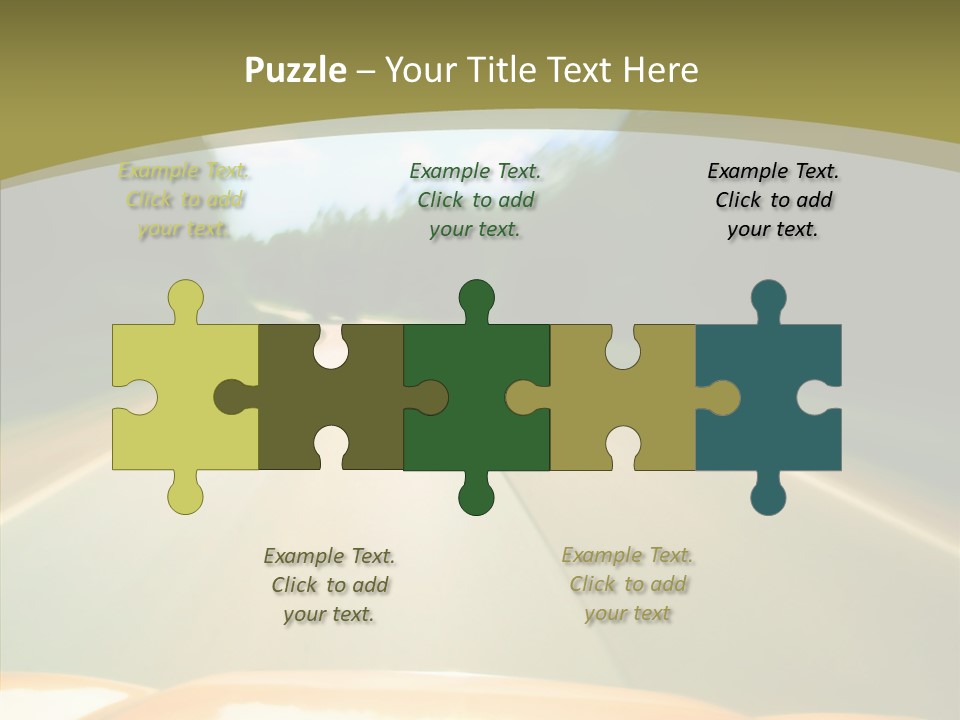 Movement Accident Abstract PowerPoint Template