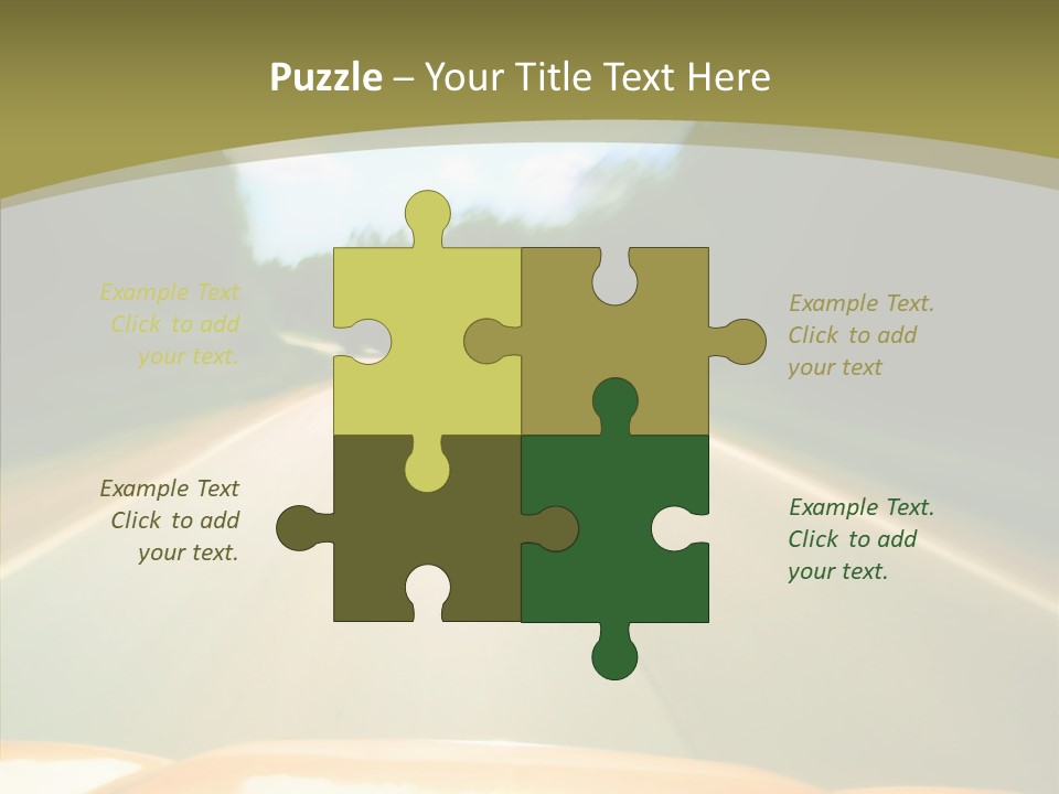 Movement Accident Abstract PowerPoint Template