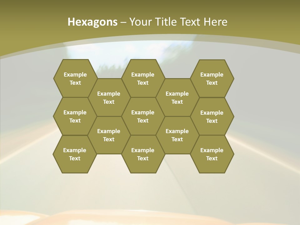 Movement Accident Abstract PowerPoint Template