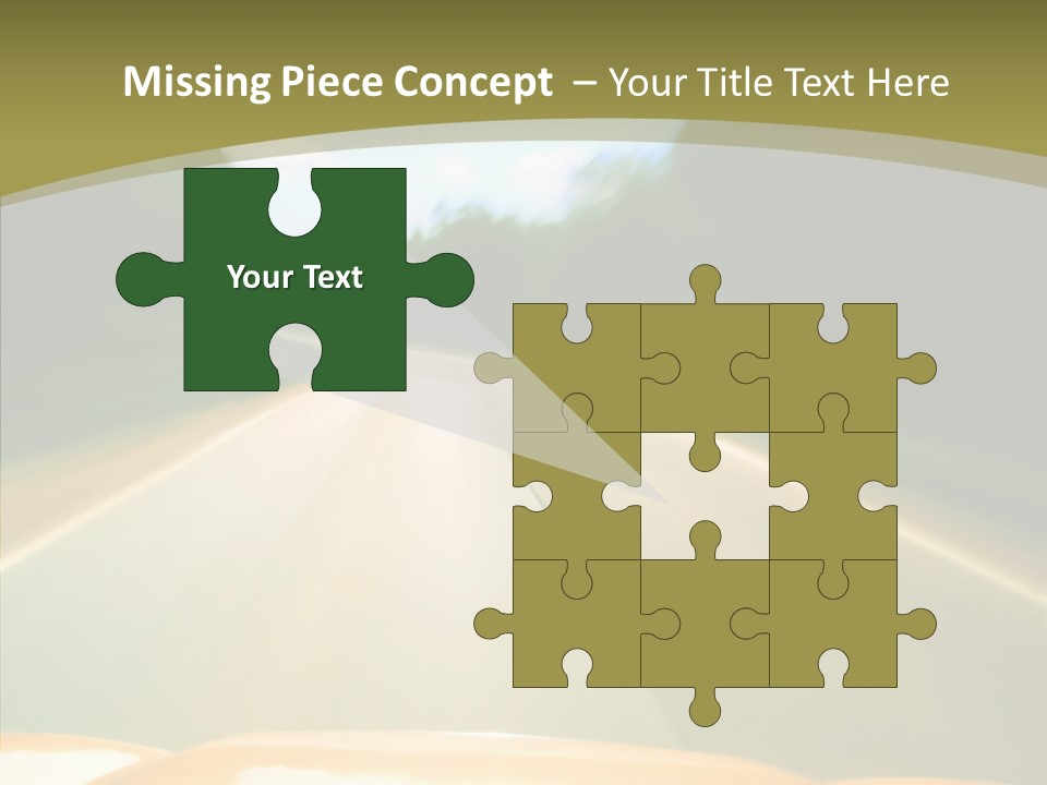 Movement Accident Abstract PowerPoint Template