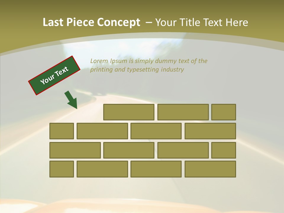 Movement Accident Abstract PowerPoint Template