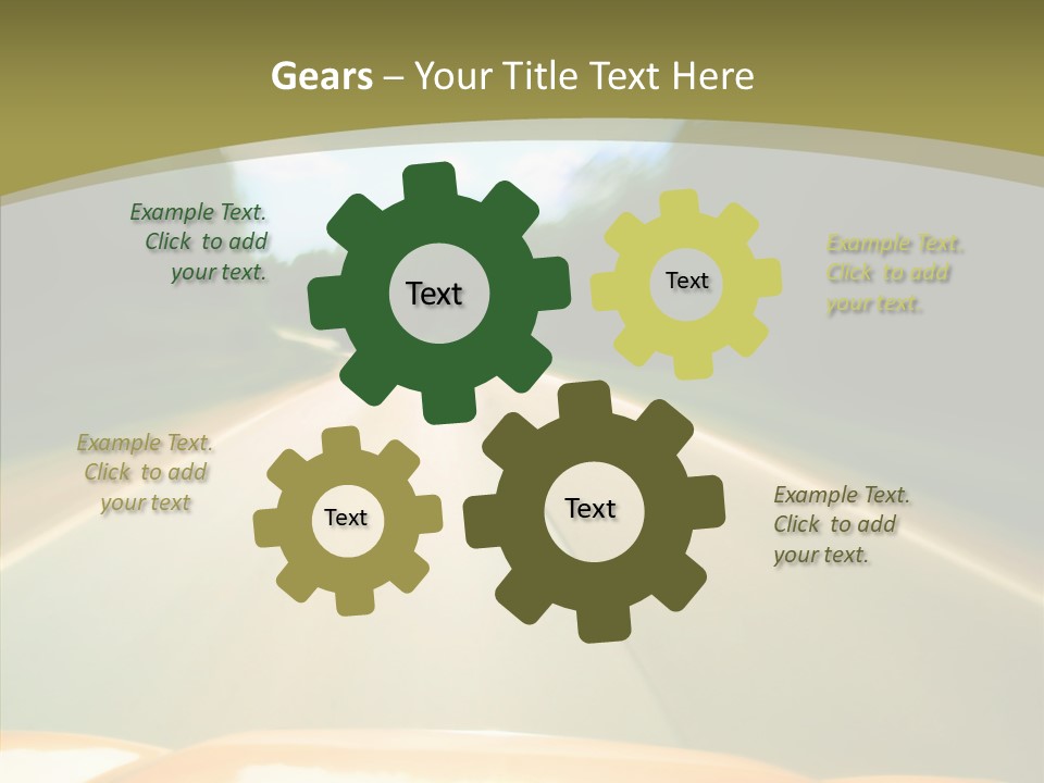 Movement Accident Abstract PowerPoint Template