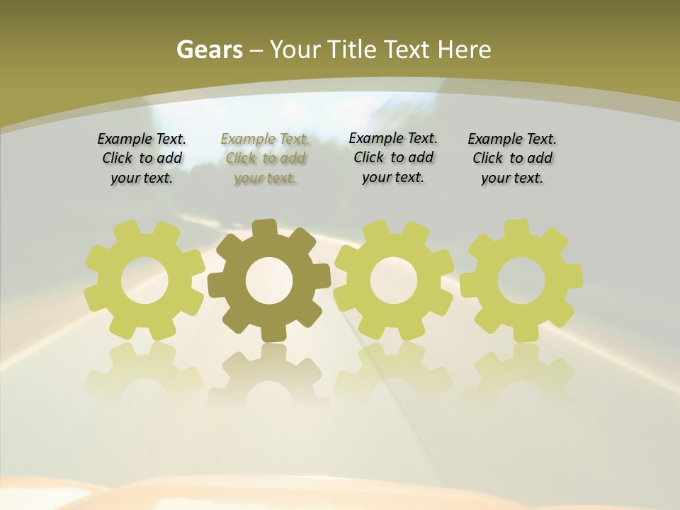 Movement Accident Abstract PowerPoint Template