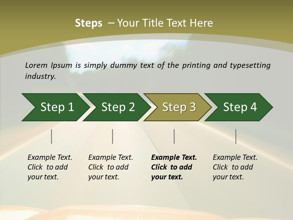 Movement Accident Abstract PowerPoint Template