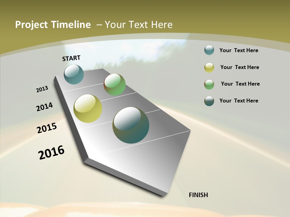 Movement Accident Abstract PowerPoint Template