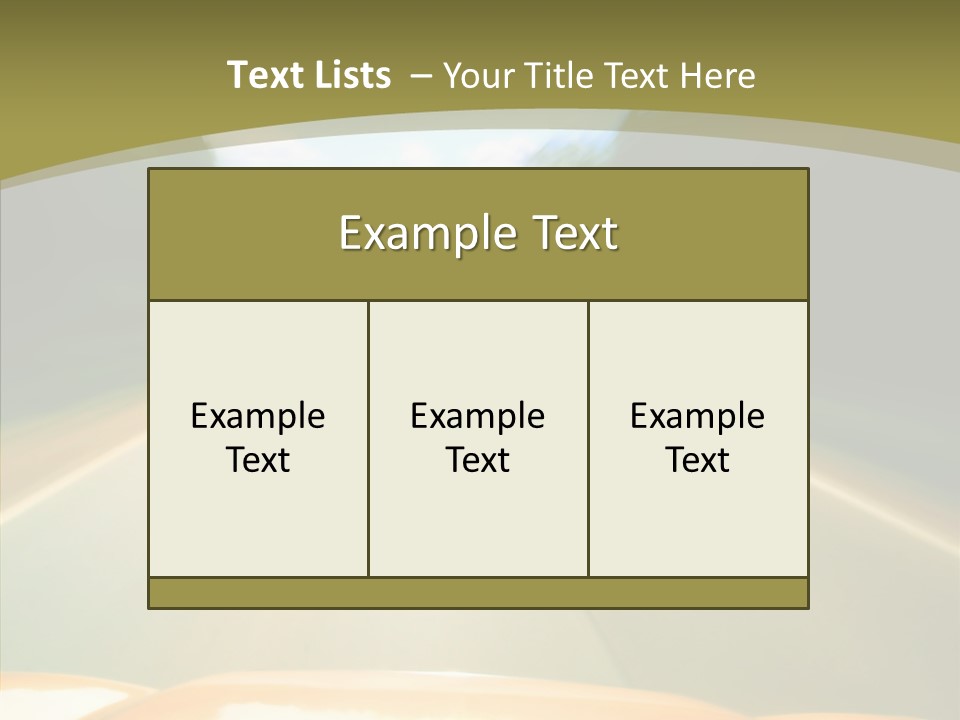 Movement Accident Abstract PowerPoint Template