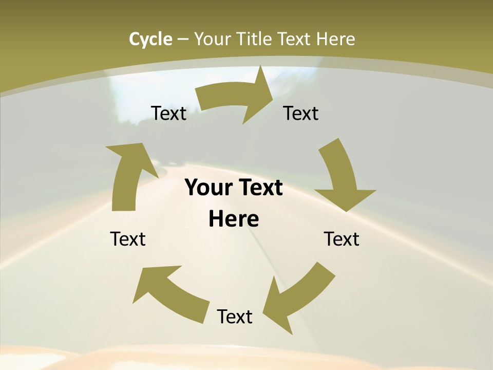 Movement Accident Abstract PowerPoint Template