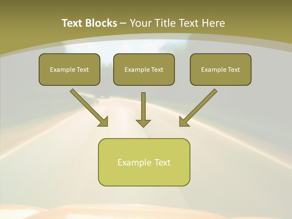 Movement Accident Abstract PowerPoint Template