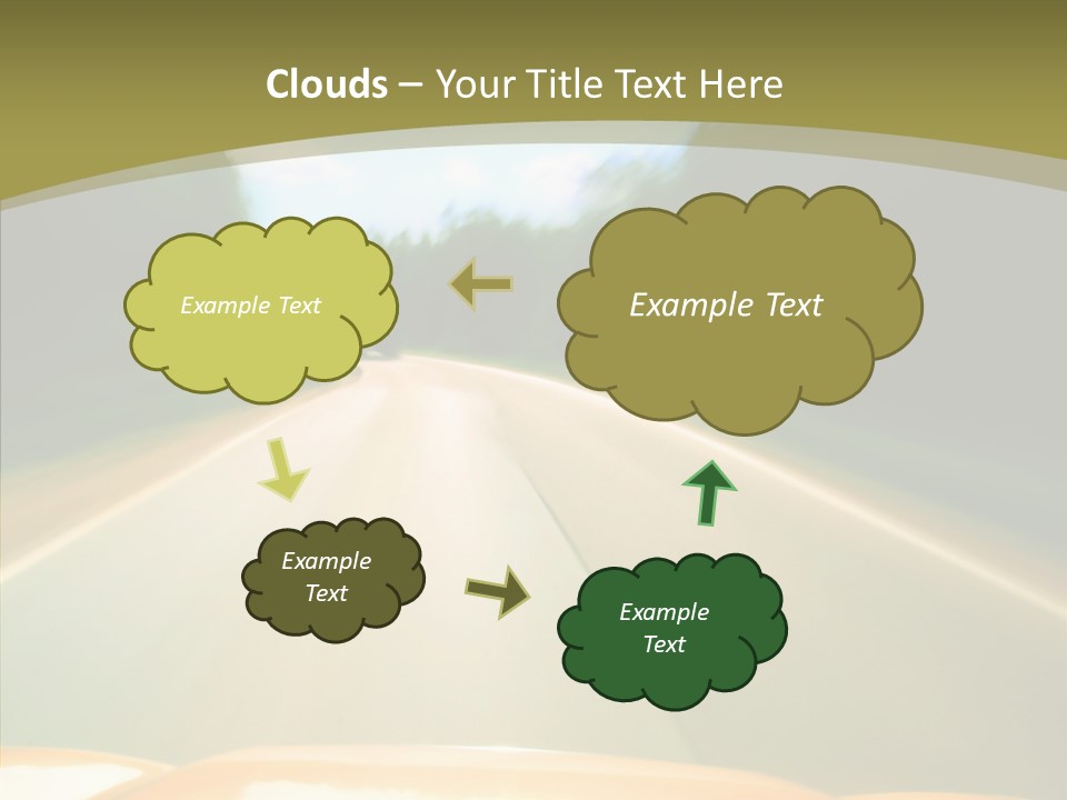 Movement Accident Abstract PowerPoint Template
