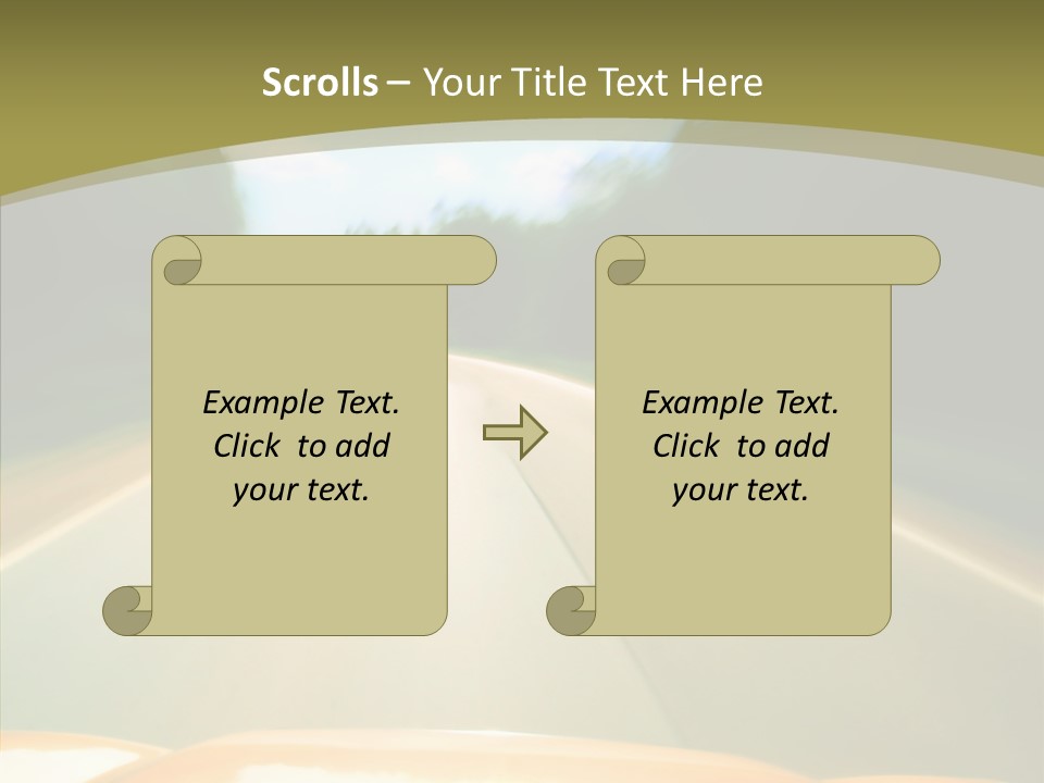 Movement Accident Abstract PowerPoint Template