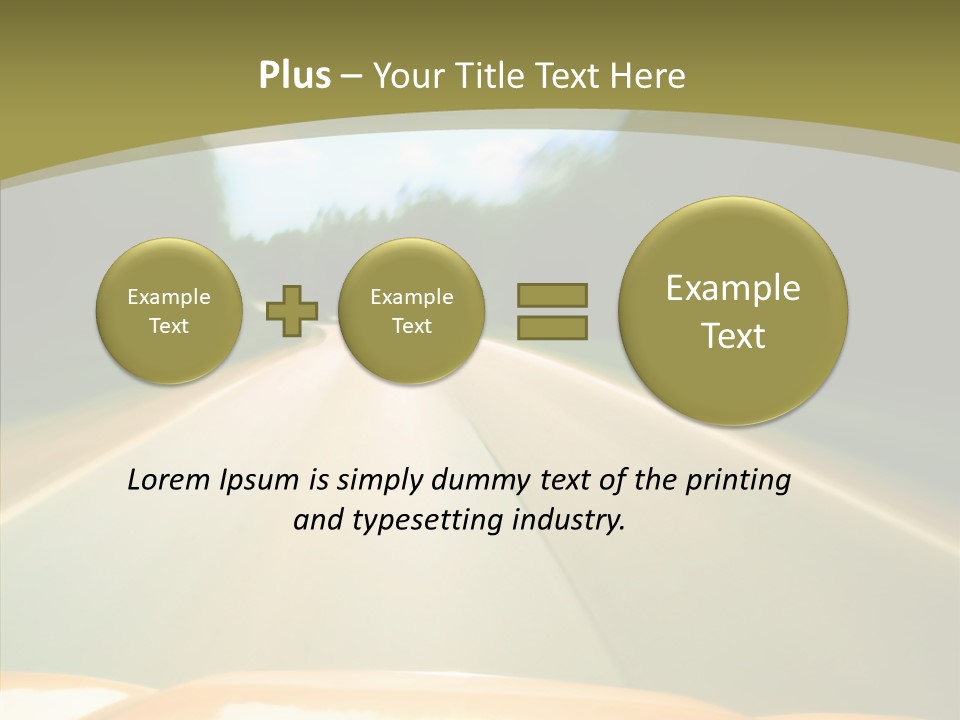 Movement Accident Abstract PowerPoint Template