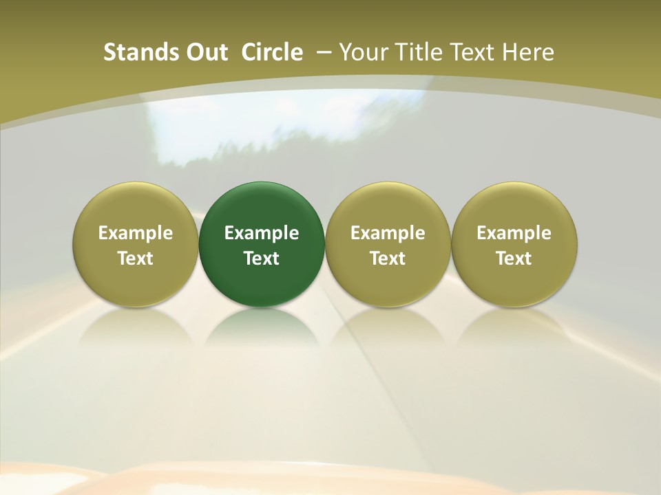 Movement Accident Abstract PowerPoint Template