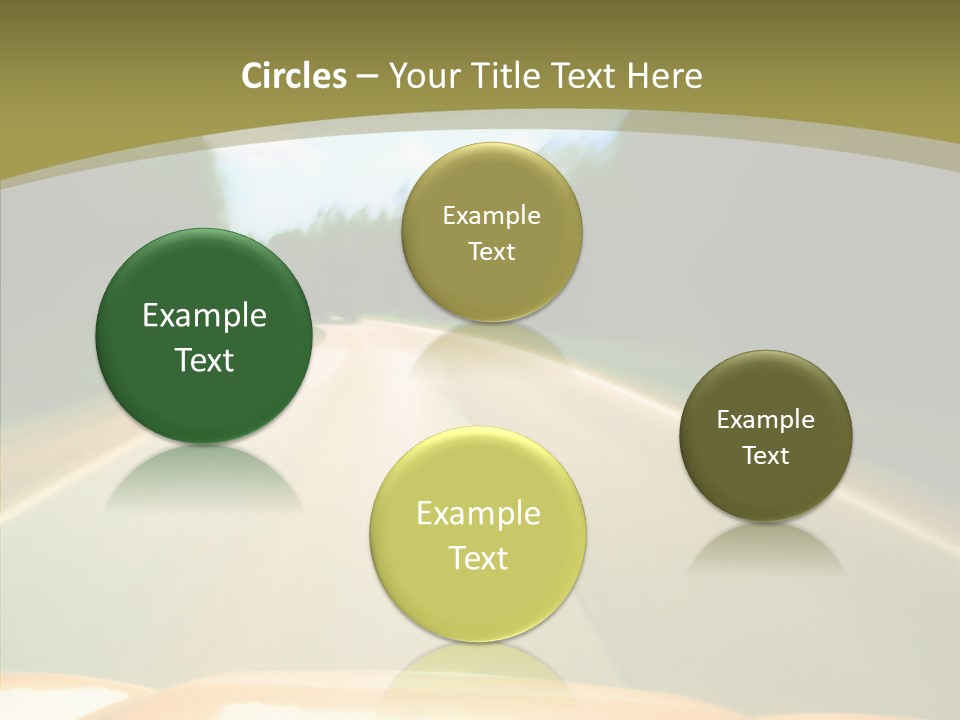 Movement Accident Abstract PowerPoint Template