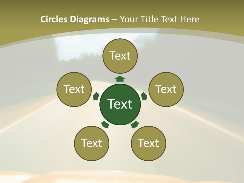 Movement Accident Abstract PowerPoint Template