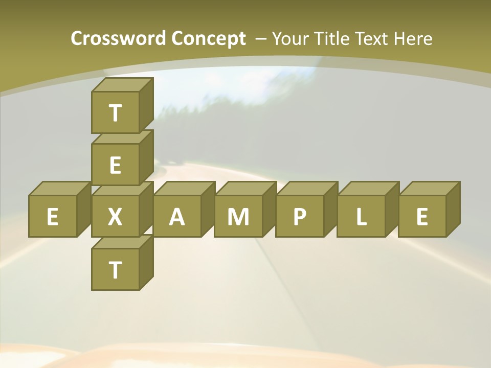 Movement Accident Abstract PowerPoint Template