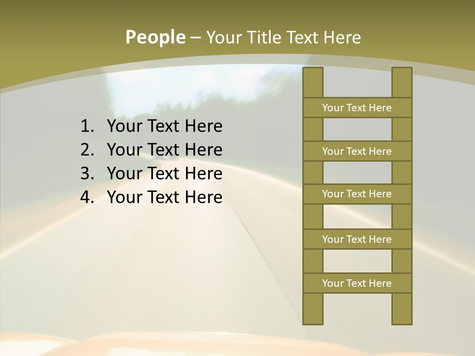 Movement Accident Abstract PowerPoint Template