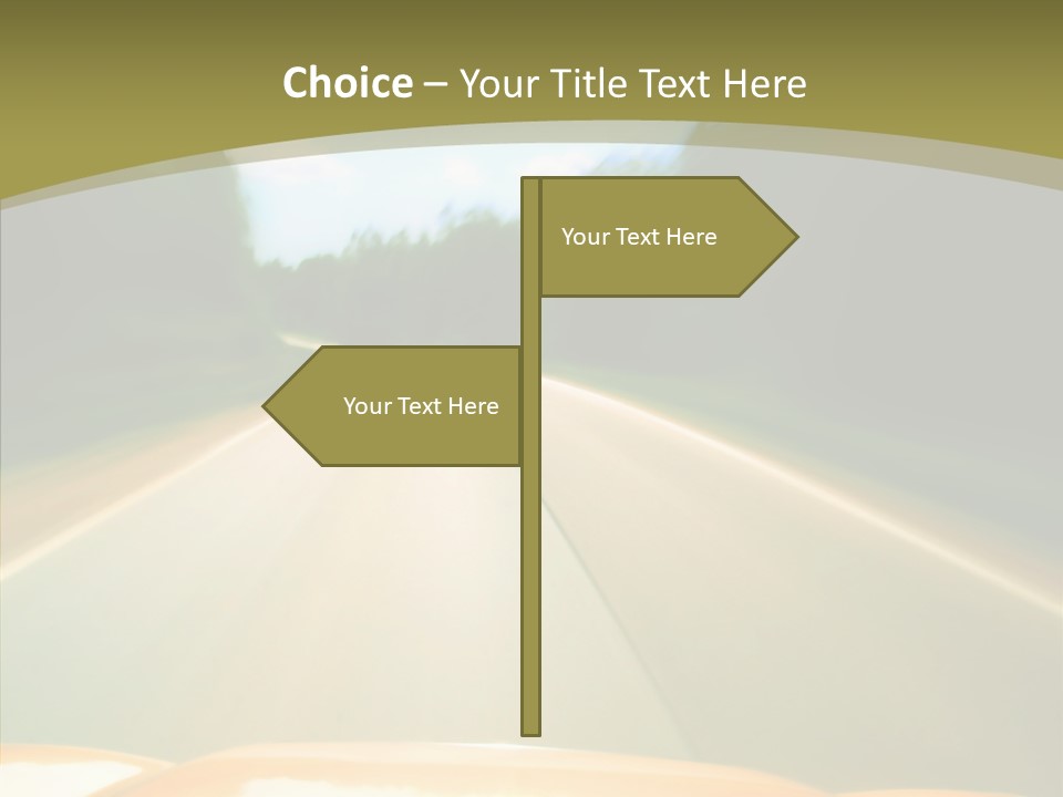 Movement Accident Abstract PowerPoint Template