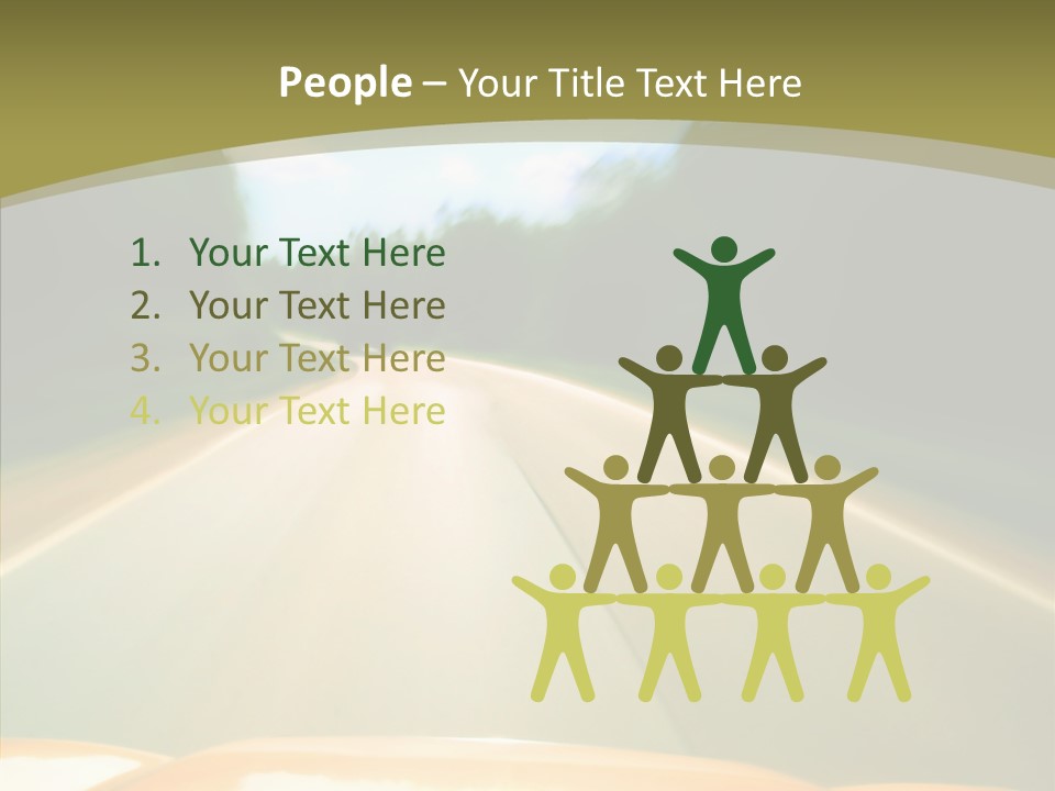 Movement Accident Abstract PowerPoint Template