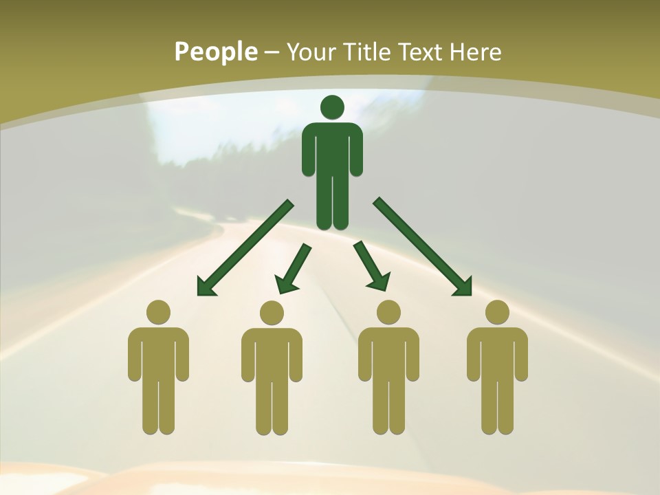 Movement Accident Abstract PowerPoint Template