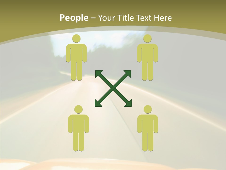 Movement Accident Abstract PowerPoint Template