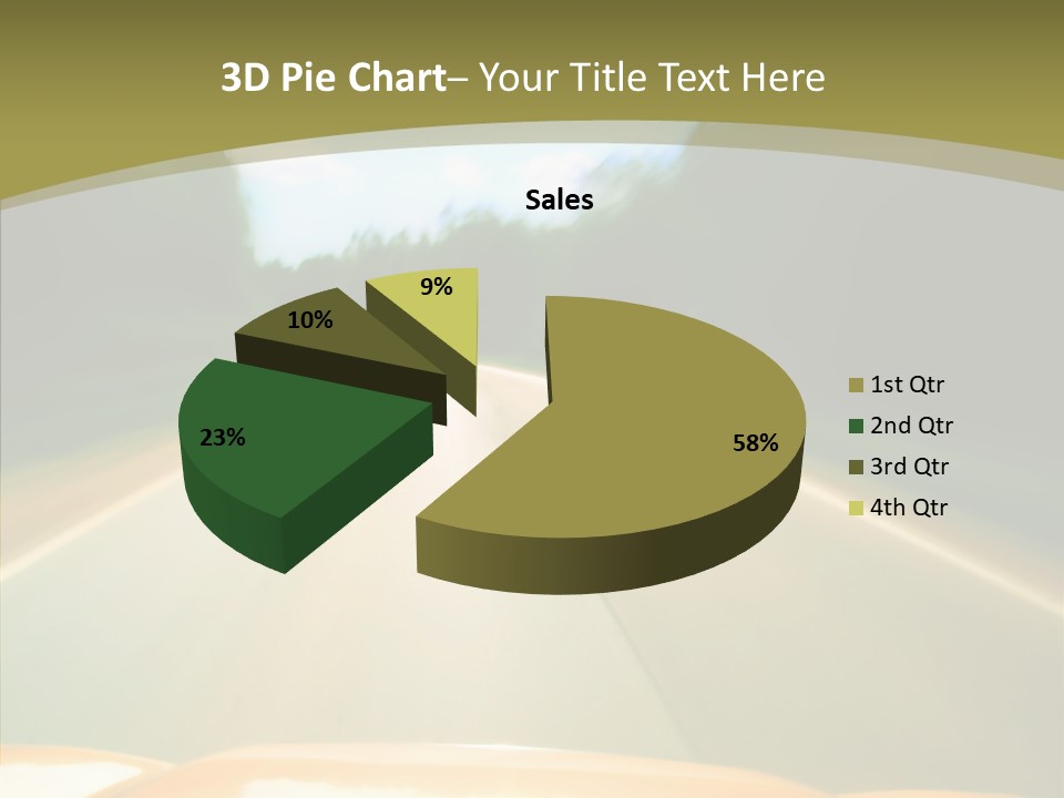 Movement Accident Abstract PowerPoint Template