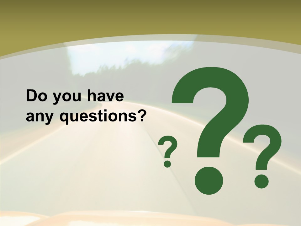 Movement Accident Abstract PowerPoint Template