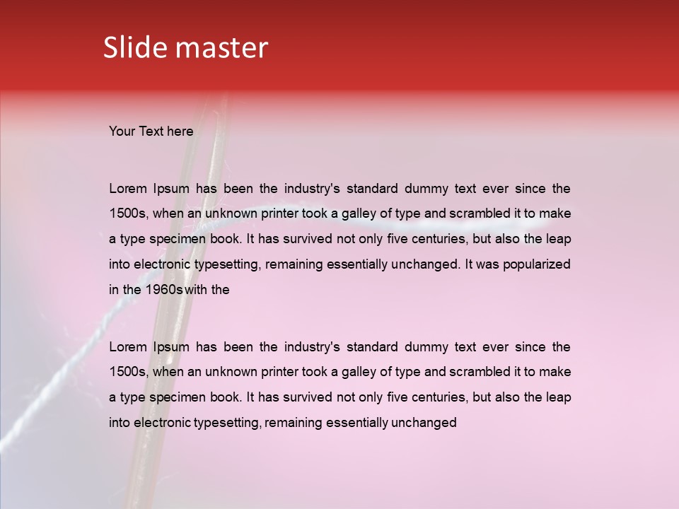 Tailor Item Craft PowerPoint Template